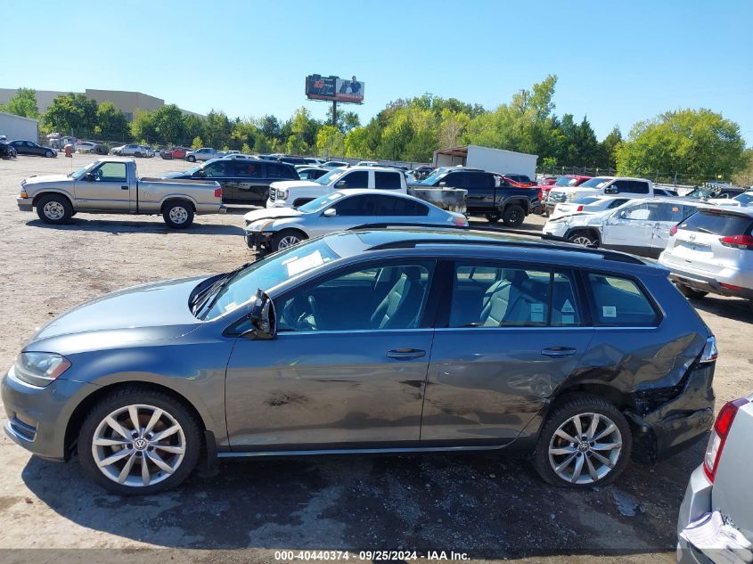 3VWC17AU4GM517018 2016 Volkswagen Golf Sportwagen Tsi Se 4-Door