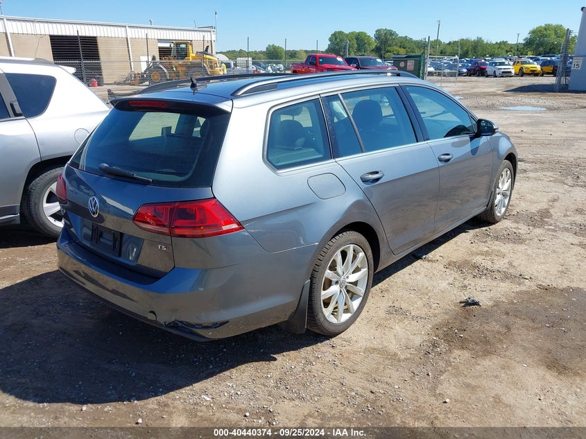 2016 VOLKSWAGEN GOLF SPORTWAGEN TSI SE 4-DOOR - 3VWC17AU4GM517018