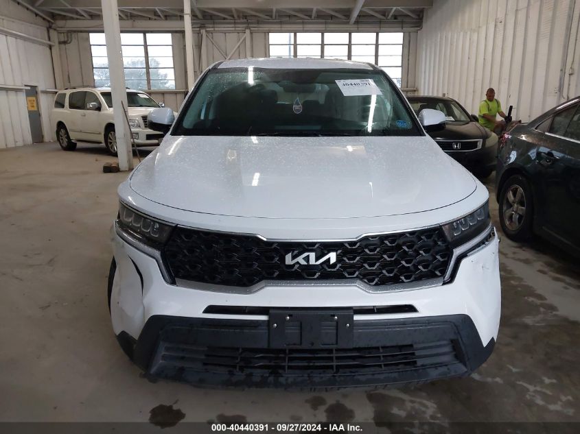 2022 Kia Sorento Lx VIN: 5XYRG4LC0NG106529 Lot: 40440391