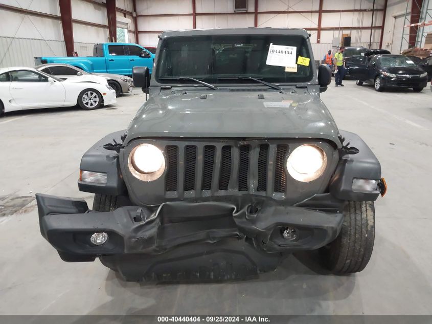 2022 Jeep Wrangler Unlimited Sport S 4X4 VIN: 1C4HJXDG1NW225077 Lot: 40440404