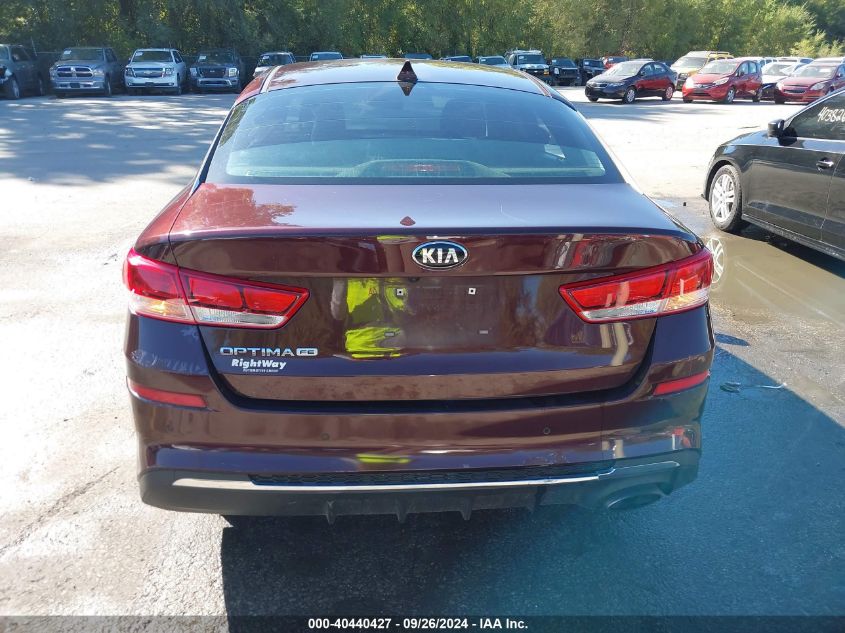 2019 Kia Optima Lx VIN: 5XXGT4L36KG276820 Lot: 40440427