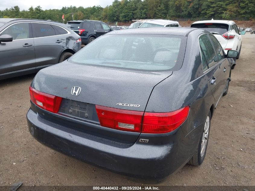 1HGCM66325A079230 2005 Honda Accord 3.0 Lx