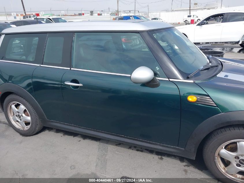 2009 Mini Cooper Clubman VIN: WMWML33549TX33842 Lot: 40440461