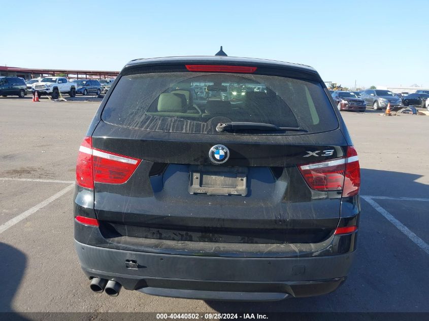 2013 BMW X3 xDrive28I VIN: 5UXWX9C50D0D04499 Lot: 40440502