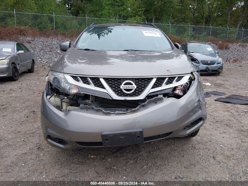 2012 Nissan Murano Sv VIN: JN8AZ1MW3CW220141 Lot: 40440508