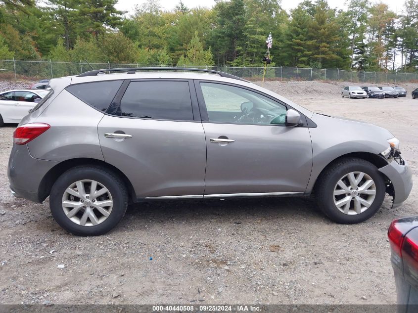 2012 Nissan Murano Sv VIN: JN8AZ1MW3CW220141 Lot: 40440508