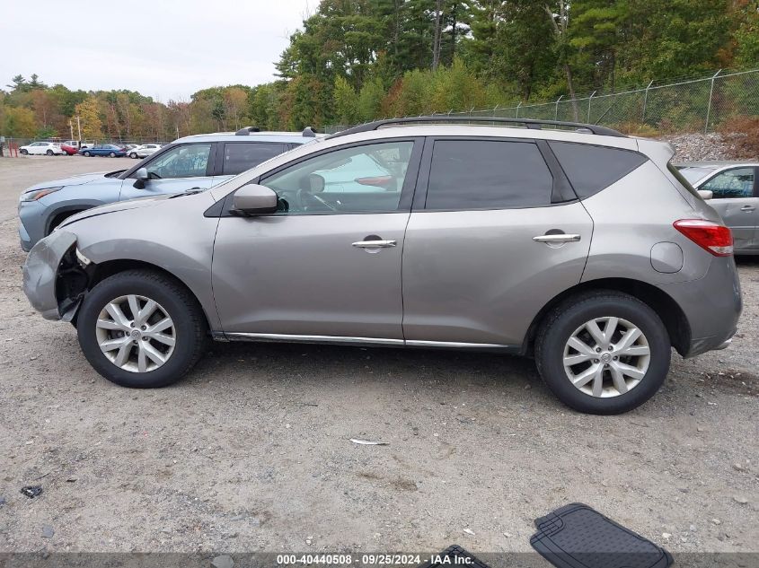 2012 Nissan Murano Sv VIN: JN8AZ1MW3CW220141 Lot: 40440508