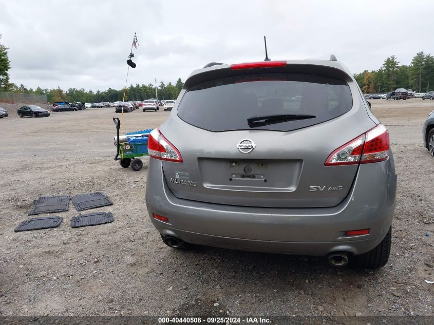 2012 Nissan Murano Sv VIN: JN8AZ1MW3CW220141 Lot: 40440508