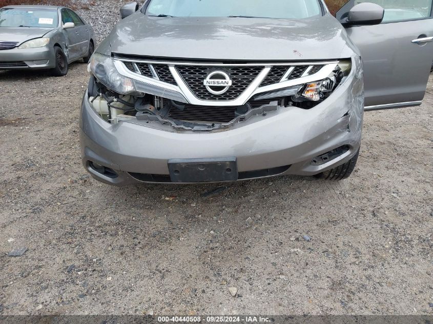 2012 Nissan Murano Sv VIN: JN8AZ1MW3CW220141 Lot: 40440508