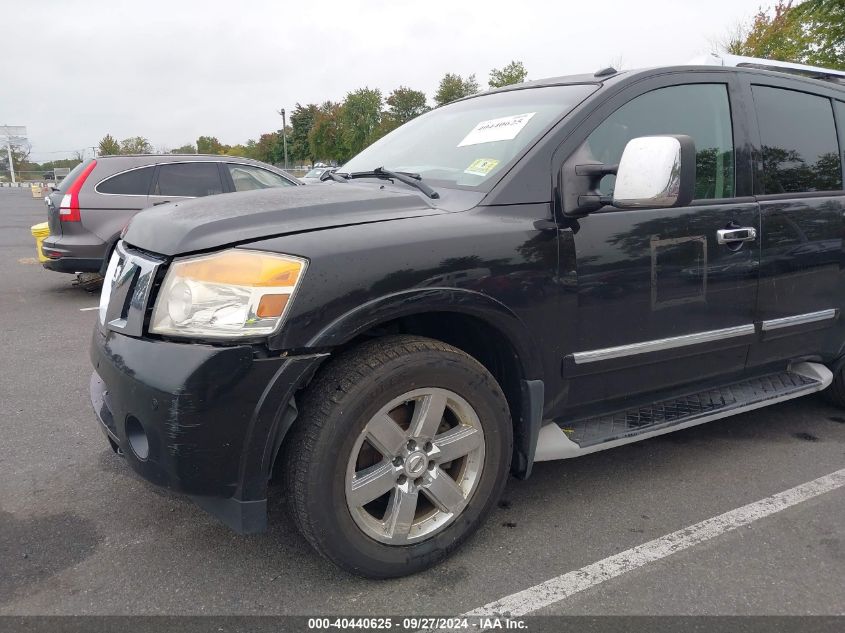 2010 Nissan Armada Platinum VIN: 5N1AA0NEXAN601079 Lot: 40440625