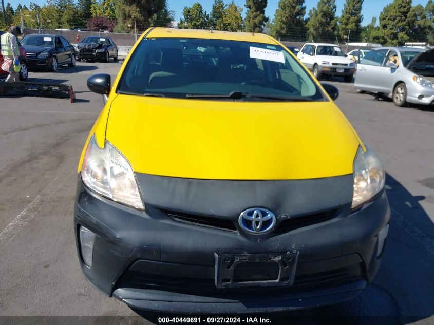 2014 Toyota Prius Two VIN: JTDKN3DU1E0367702 Lot: 40440691