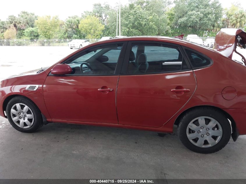 2009 Hyundai Elantra Gls VIN: KMHDU46D29U696028 Lot: 40440715