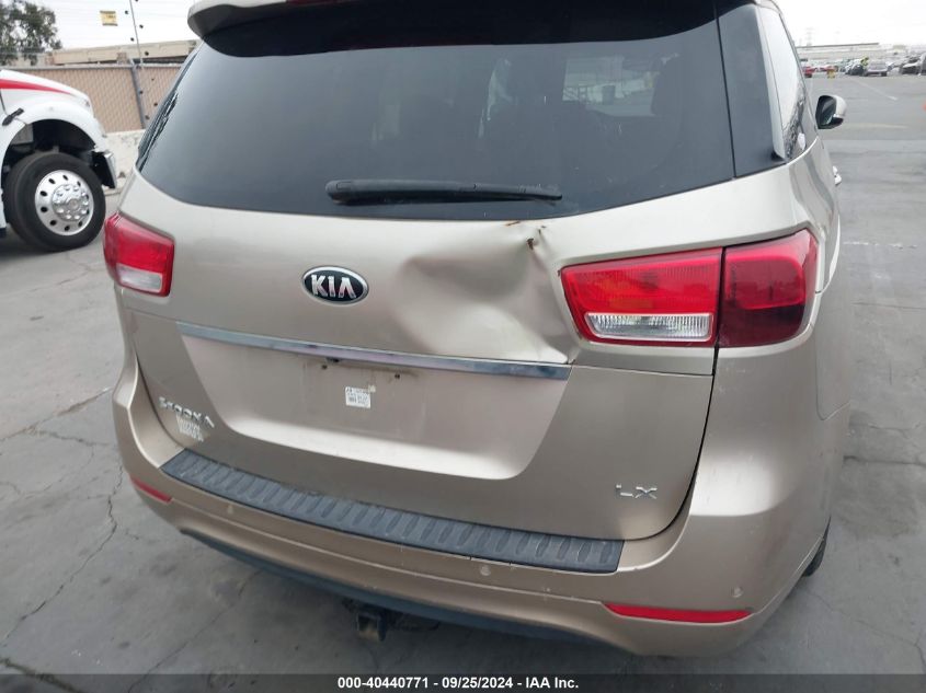 2016 Kia Sedona Lx VIN: KNDMB5C18G6088428 Lot: 40440771