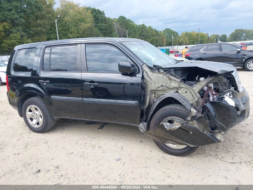 2009 Honda Pilot Lx VIN: 5FNYF382X9B004483 Lot: 40440860