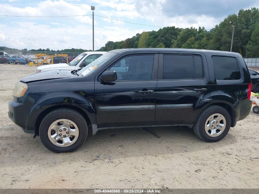 2009 Honda Pilot Lx VIN: 5FNYF382X9B004483 Lot: 40440860