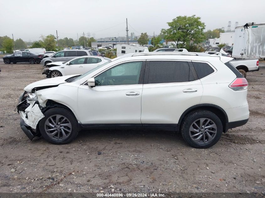 2016 Nissan Rogue S/Sl/Sv VIN: 5N1AT2MVXGC745341 Lot: 40440896