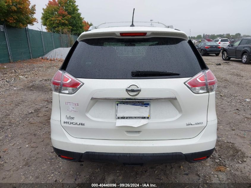 2016 Nissan Rogue S/Sl/Sv VIN: 5N1AT2MVXGC745341 Lot: 40440896