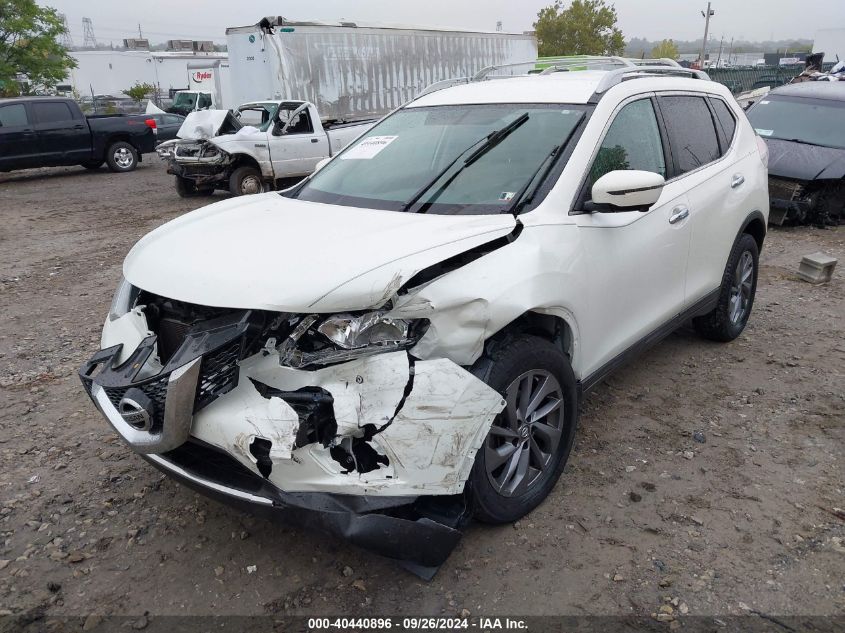 2016 Nissan Rogue S/Sl/Sv VIN: 5N1AT2MVXGC745341 Lot: 40440896