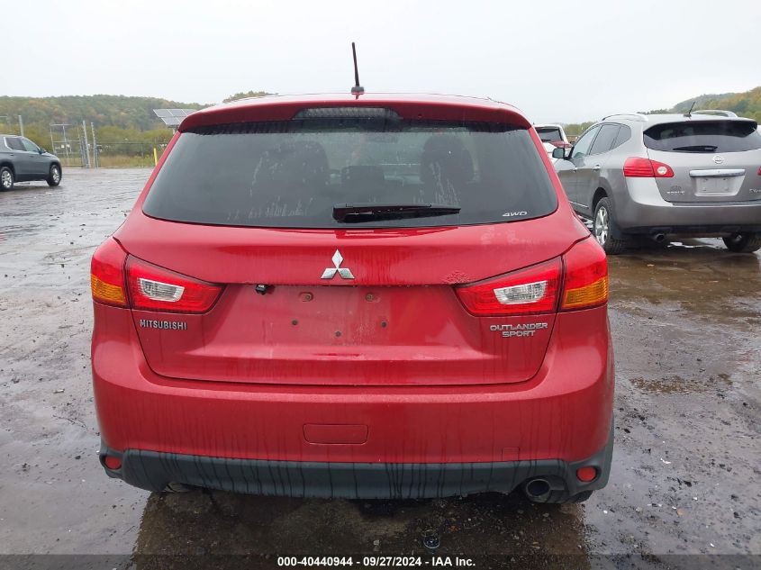 4A4AR4AU6FE039828 2015 Mitsubishi Outlander Sport Se