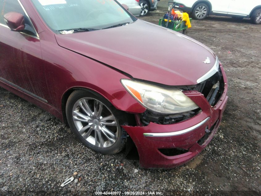 KMHGC4DFXCU167826 2012 Hyundai Genesis 4.6