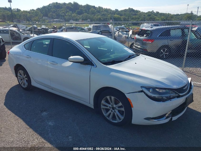 VIN 1C3CCCABXFN504707 2015 CHRYSLER 200 no.1