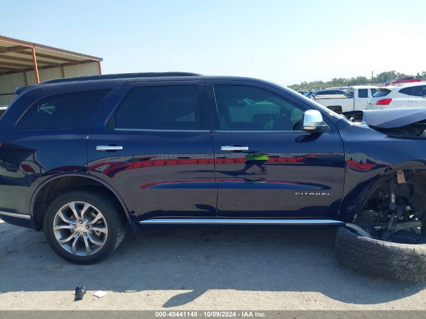 2017 Dodge Durango Citadel Anodized Platinum Awd VIN: 1C4RDJEG1HC656886 Lot: 40441148