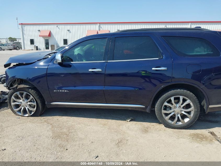 2017 Dodge Durango Citadel Anodized Platinum Awd VIN: 1C4RDJEG1HC656886 Lot: 40441148