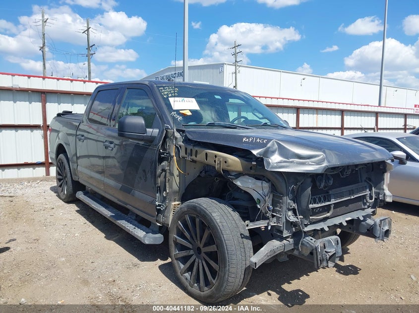 VIN 1FTEW1CB3JKD85616 2018 FORD F-150 XLT