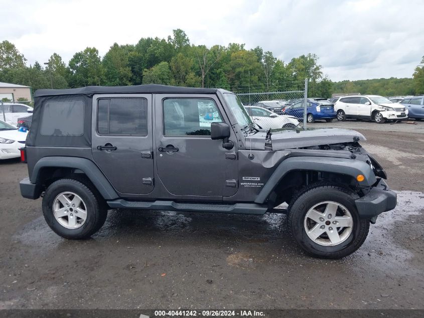 2017 Jeep Wrangler Unlimited Sport 4X4 VIN: 1C4HJWDG2HL545623 Lot: 40441242