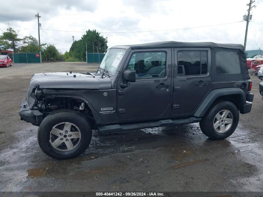 2017 Jeep Wrangler Unlimited Sport 4X4 VIN: 1C4HJWDG2HL545623 Lot: 40441242