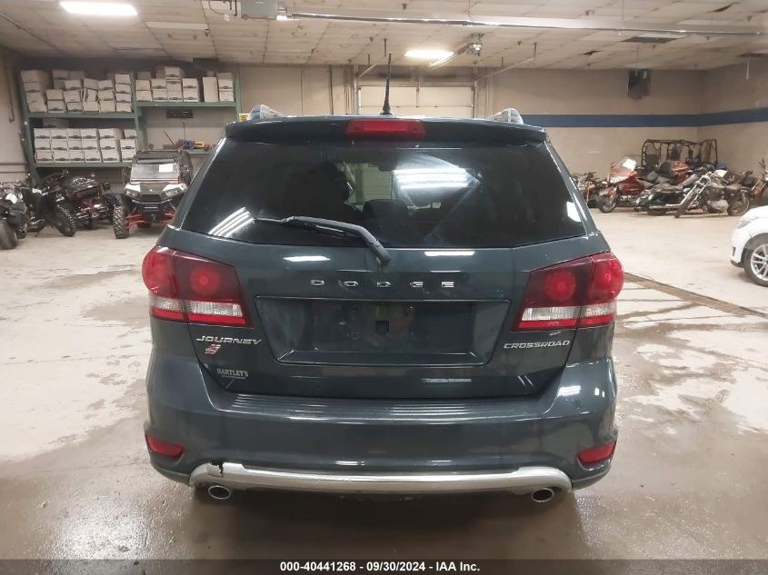 2018 Dodge Journey Crossroad Awd VIN: 3C4PDDGG2JT371534 Lot: 40441268