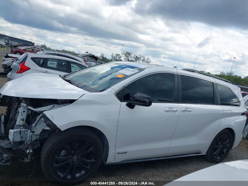 2021 Toyota Sienna Xse VIN: 5TDDRKEC9MS055135 Lot: 40441285