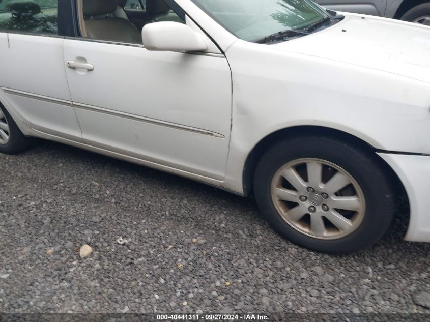 2002 Toyota Camry Xle V6 VIN: 4T1BF32K42U035168 Lot: 40441311