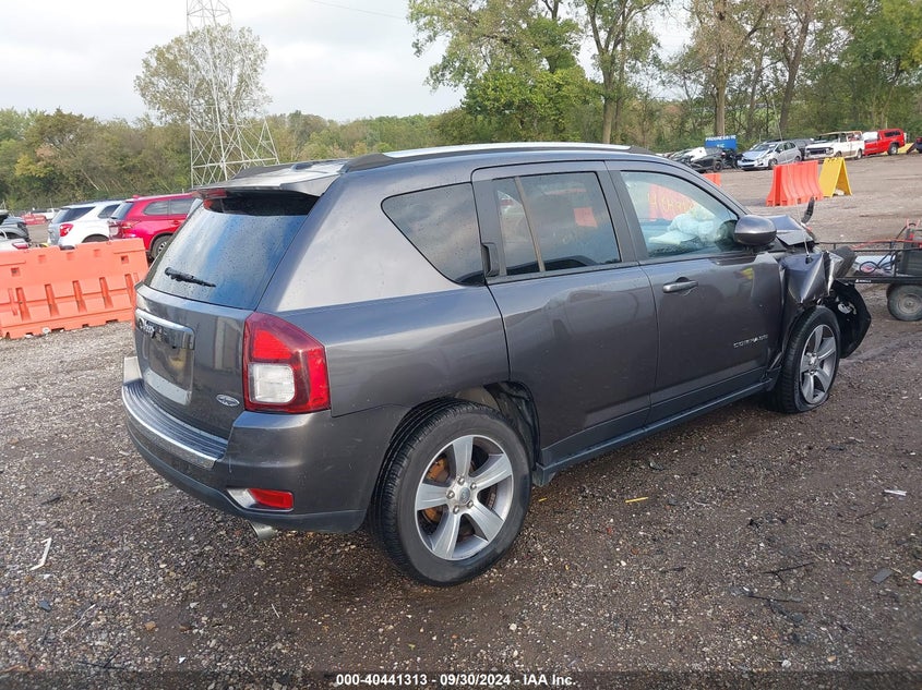 VIN 1C4NJDEB4HD152467 2017 JEEP COMPASS HIGH ALTITUDE 4X4