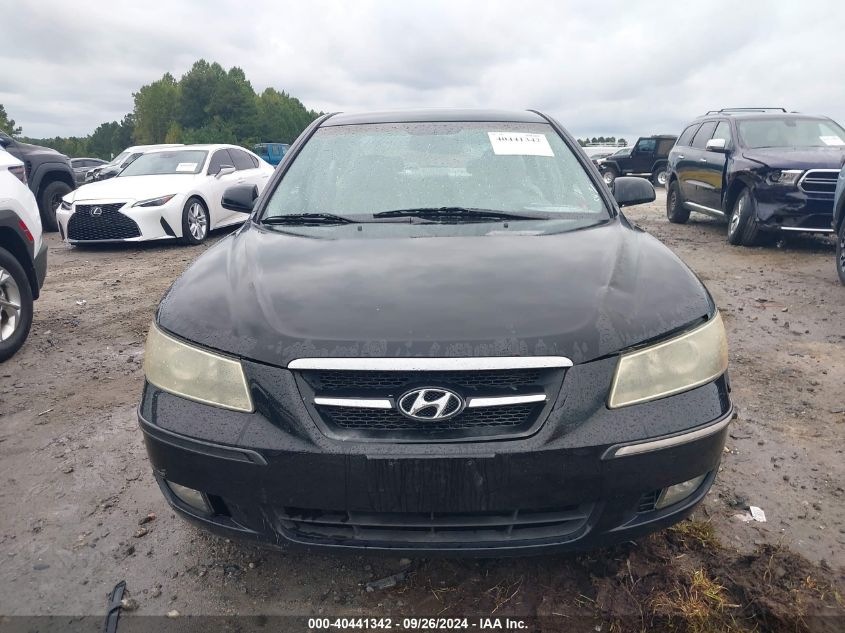 5NPEU46F27H184674 2007 Hyundai Sonata Limited/Se V6