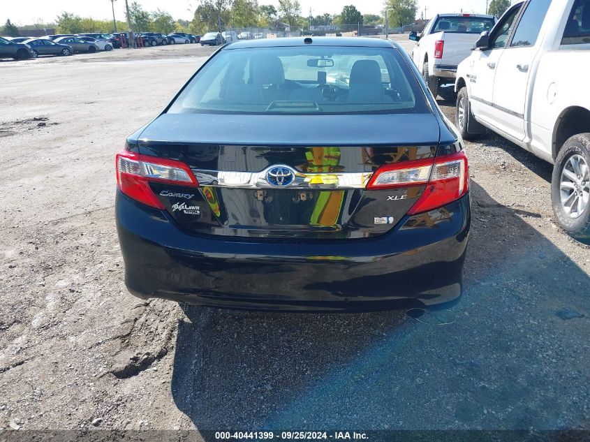 2014 Toyota Camry Hybrid Xle VIN: 4T1BD1FK2EU126710 Lot: 40441399