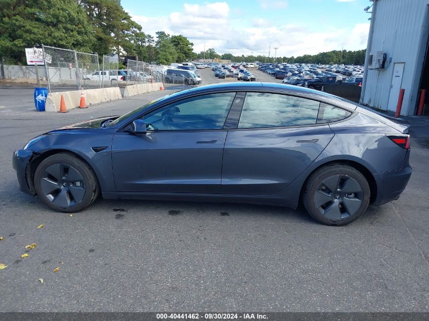 2023 Tesla Model 3 Long Range Dual Motor All-Wheel Drive VIN: 5YJ3E1EB9PF690860 Lot: 40441462