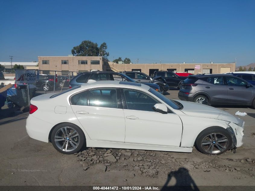 2017 BMW 330I VIN: WBA8B9G37HNU54968 Lot: 40441472