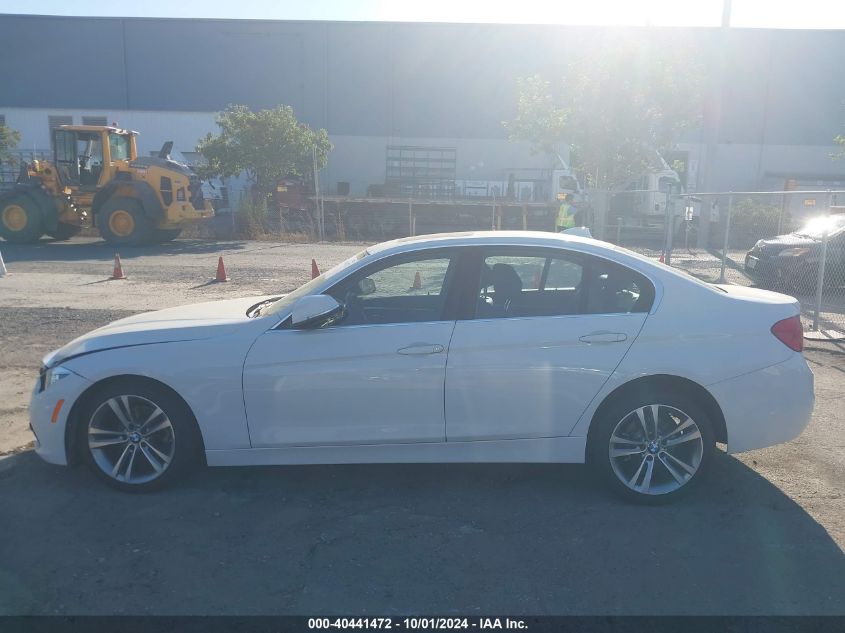 2017 BMW 330I VIN: WBA8B9G37HNU54968 Lot: 40441472