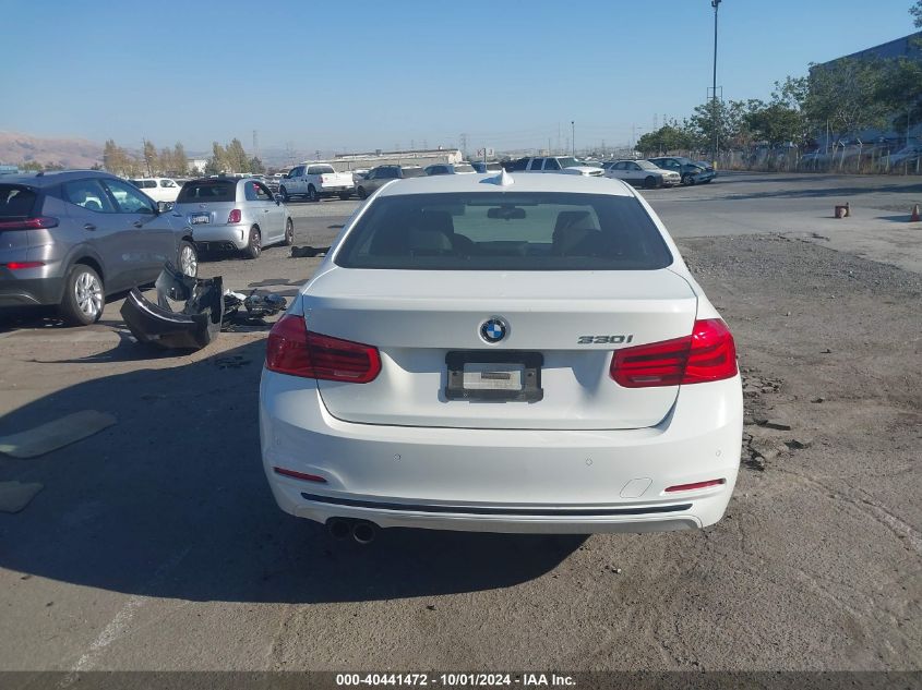 2017 BMW 330I VIN: WBA8B9G37HNU54968 Lot: 40441472