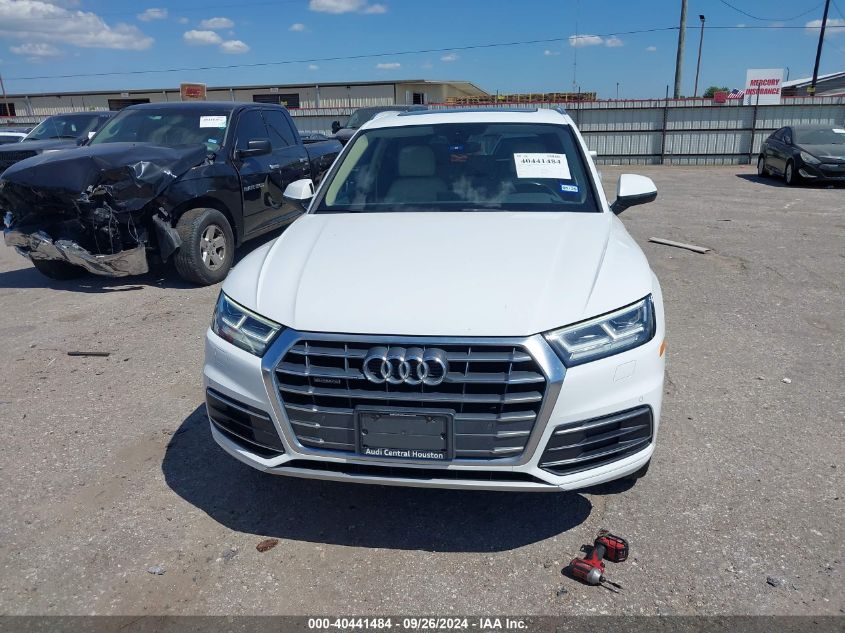 2018 Audi Q5 Premium Plus VIN: WA1BNAFY5J2080702 Lot: 40441484