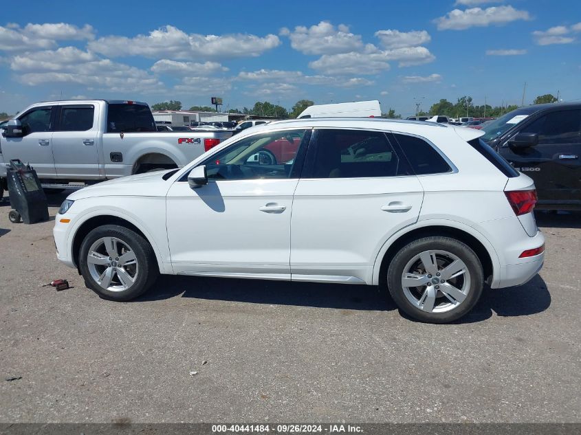 2018 Audi Q5 Premium Plus VIN: WA1BNAFY5J2080702 Lot: 40441484