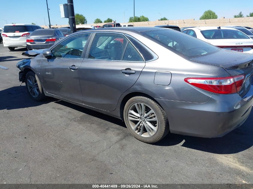 2016 Toyota Camry Se VIN: 4T1BF1FKXGU225630 Lot: 40441489