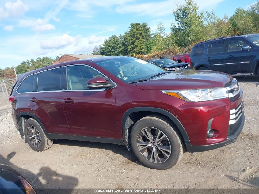 2019 Toyota Highlander Le VIN: 5TDBZRFH6KS923776 Lot: 40441520