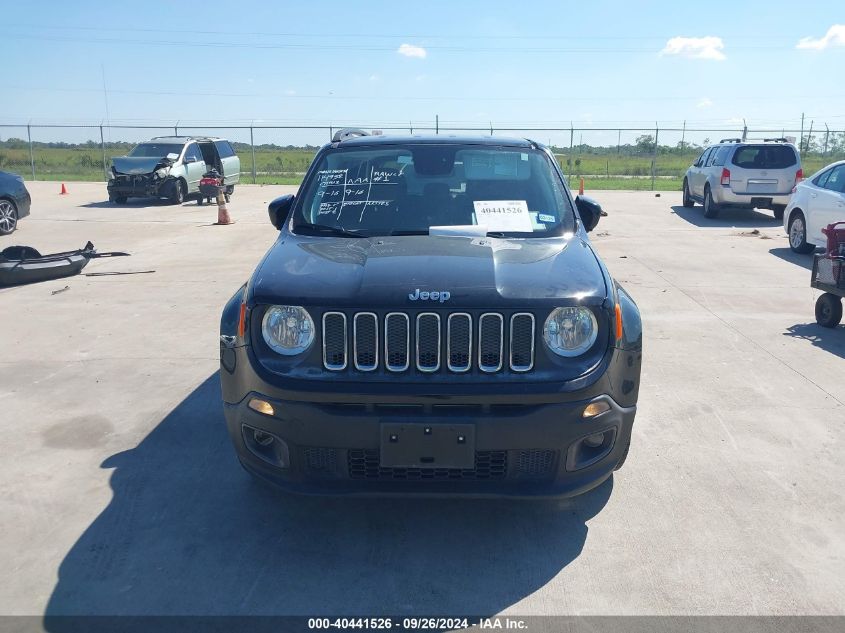 2018 Jeep Renegade Latitude Fwd VIN: ZACCJABB1JPG96006 Lot: 40441526