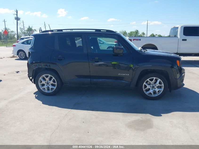 2018 Jeep Renegade Latitude Fwd VIN: ZACCJABB1JPG96006 Lot: 40441526