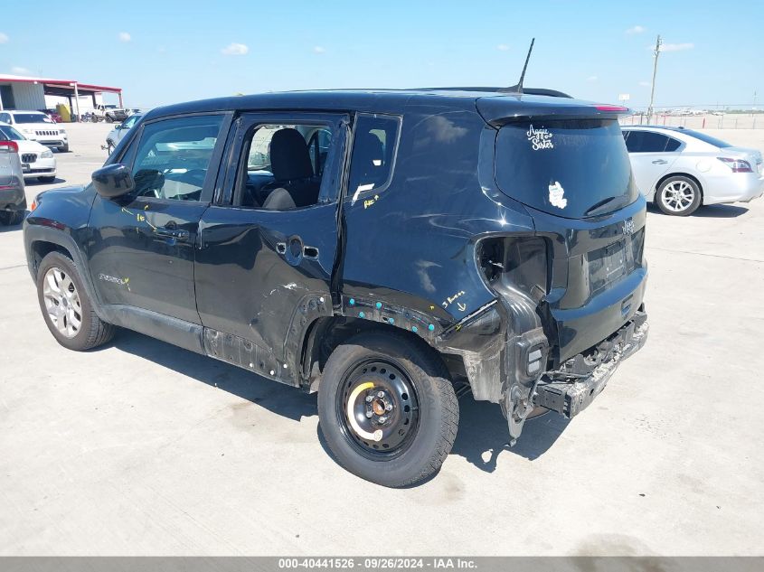 2018 Jeep Renegade Latitude Fwd VIN: ZACCJABB1JPG96006 Lot: 40441526