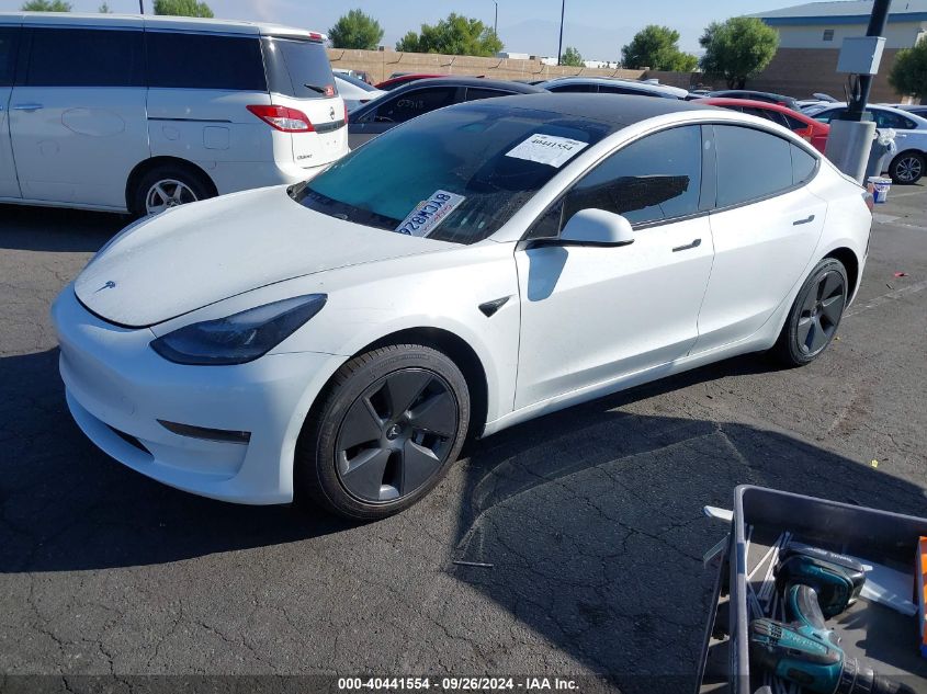 5YJ3E1EB3MF054964 2021 TESLA MODEL 3 - Image 2