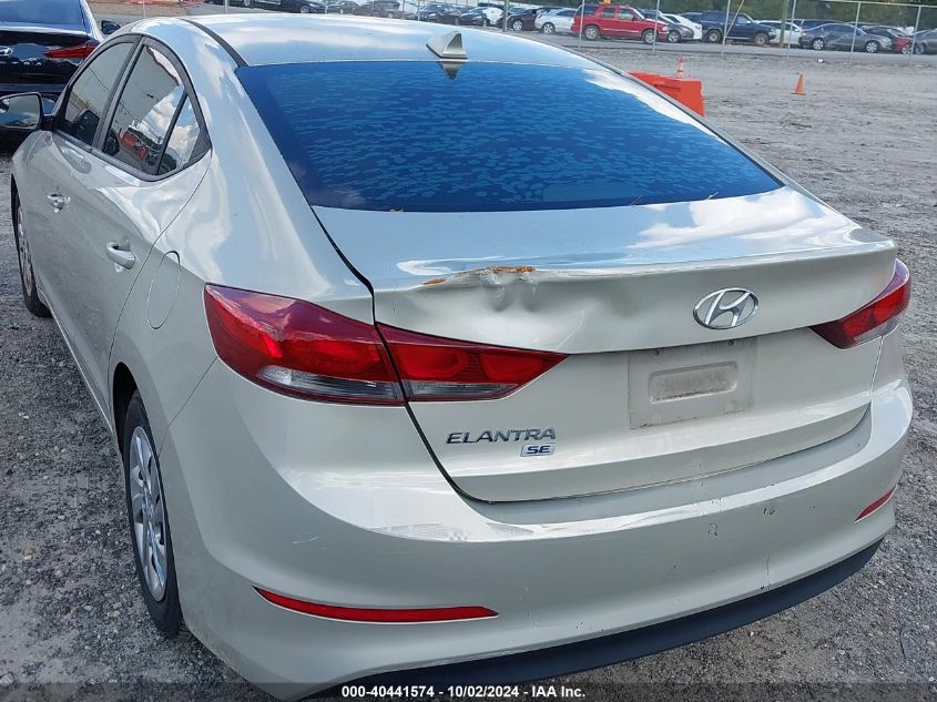 2017 Hyundai Elantra Se VIN: KMHD74LF4HU428772 Lot: 40441574