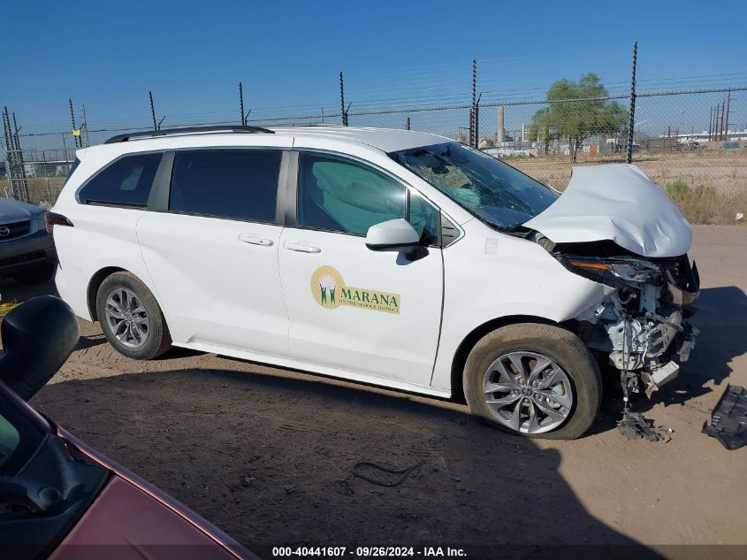 2023 Toyota Sienna Le VIN: 5TDKRKEC7PS174507 Lot: 40441607